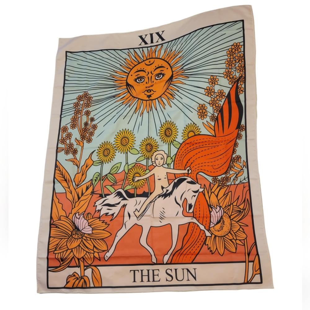 NWOT The Sun tarot card tapestry - Picture 1 of 4